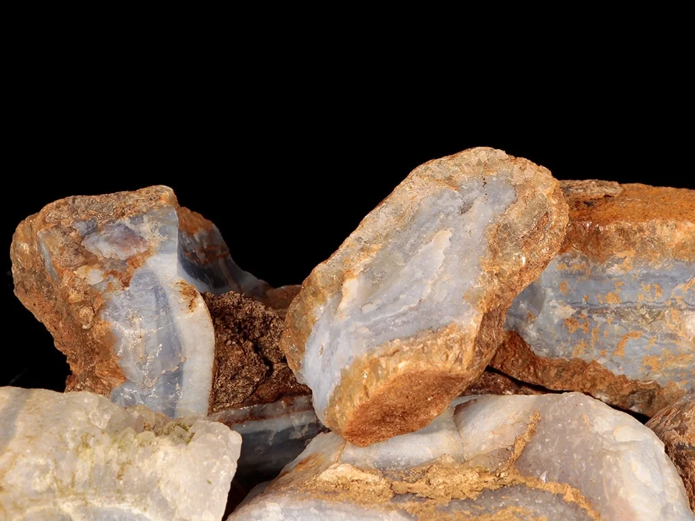 Chalcedon Rohsteine - 1 kg