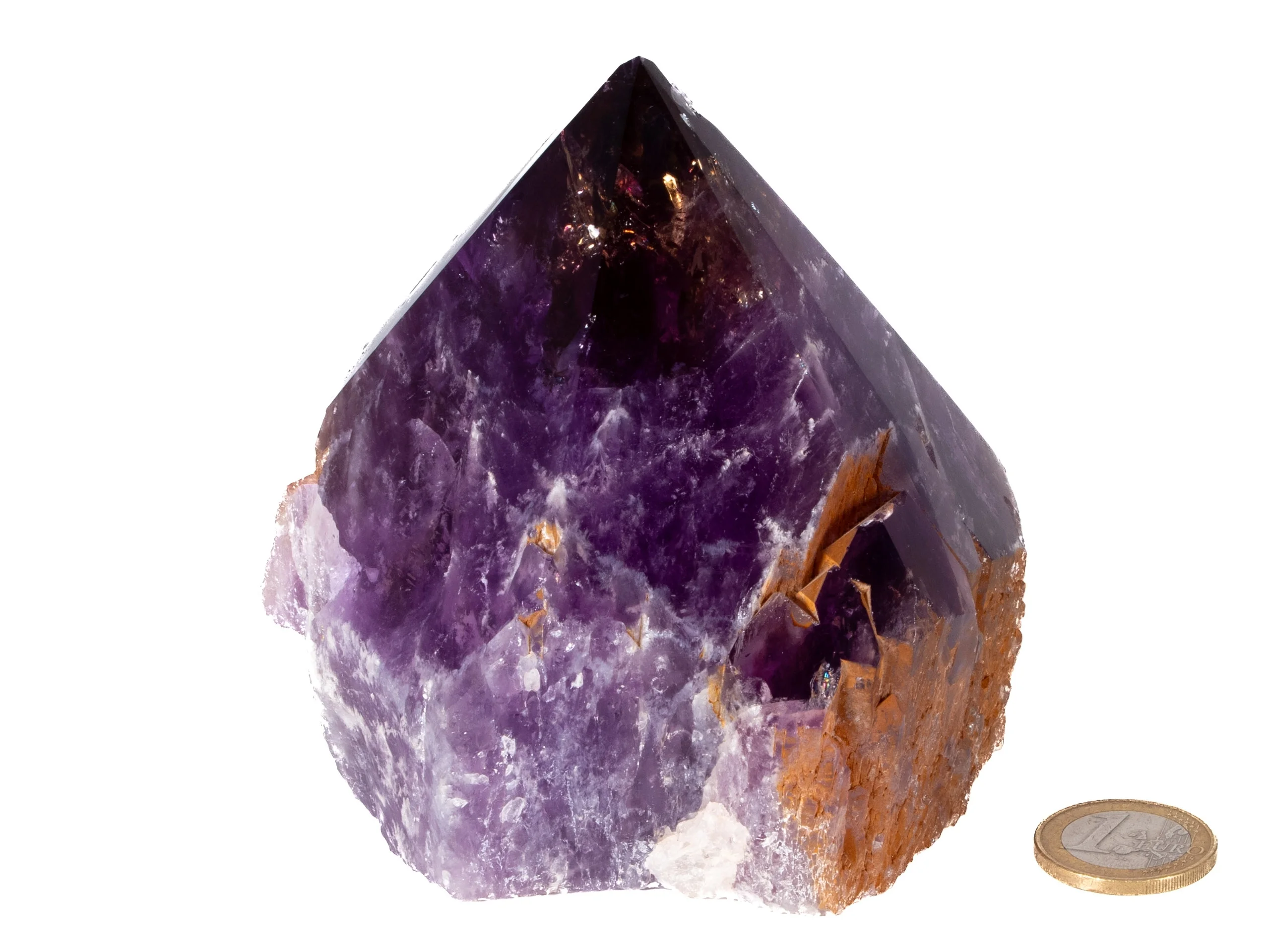 Amethyst / Ametrin - großer Einzelkristall