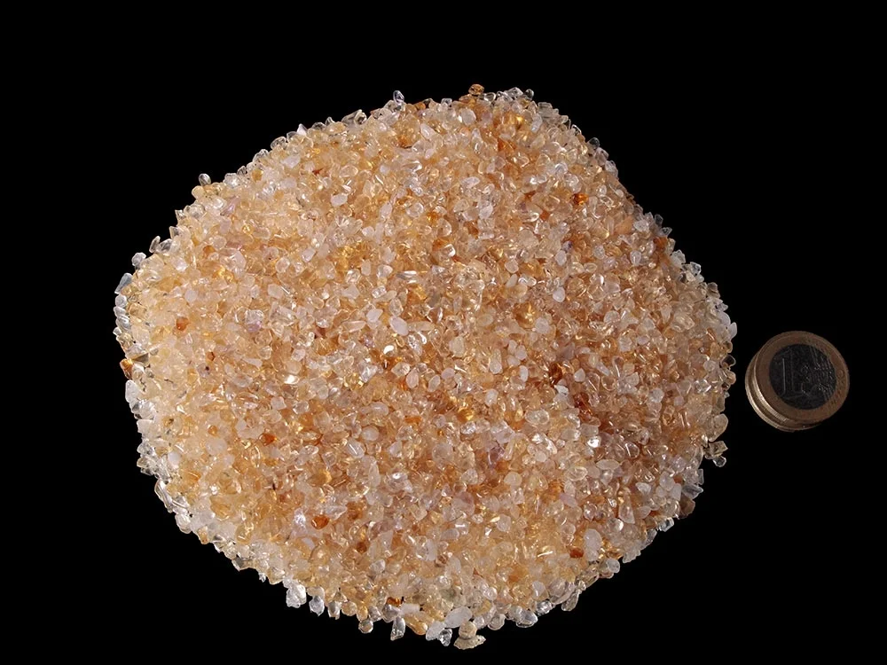 Citrin micro Trommelsteine 0,5 kg