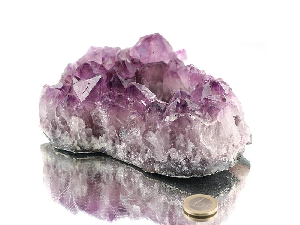 Amethyst Kristalldrusen Teelicht