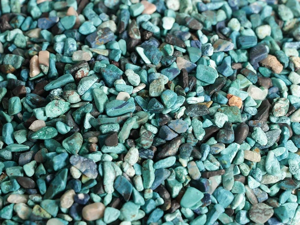 Chrysocoll micro Trommelsteine 0,5 kg