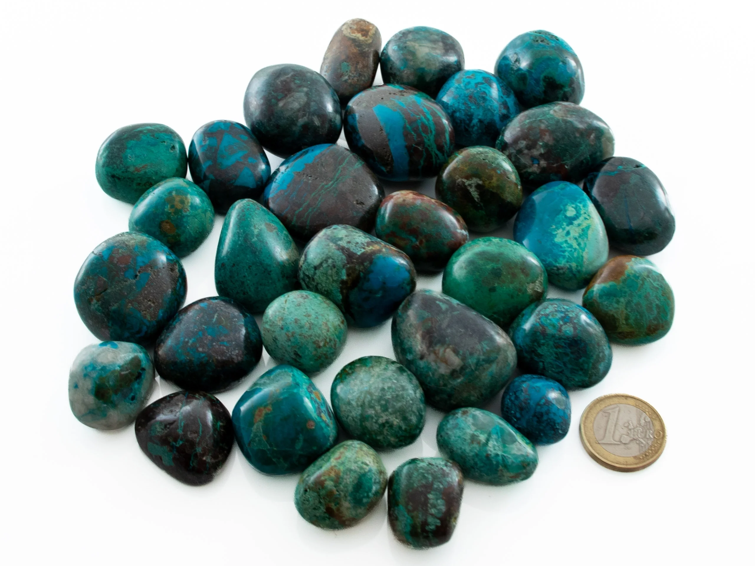 Chrysocoll Trommelsteine 0,5 kg