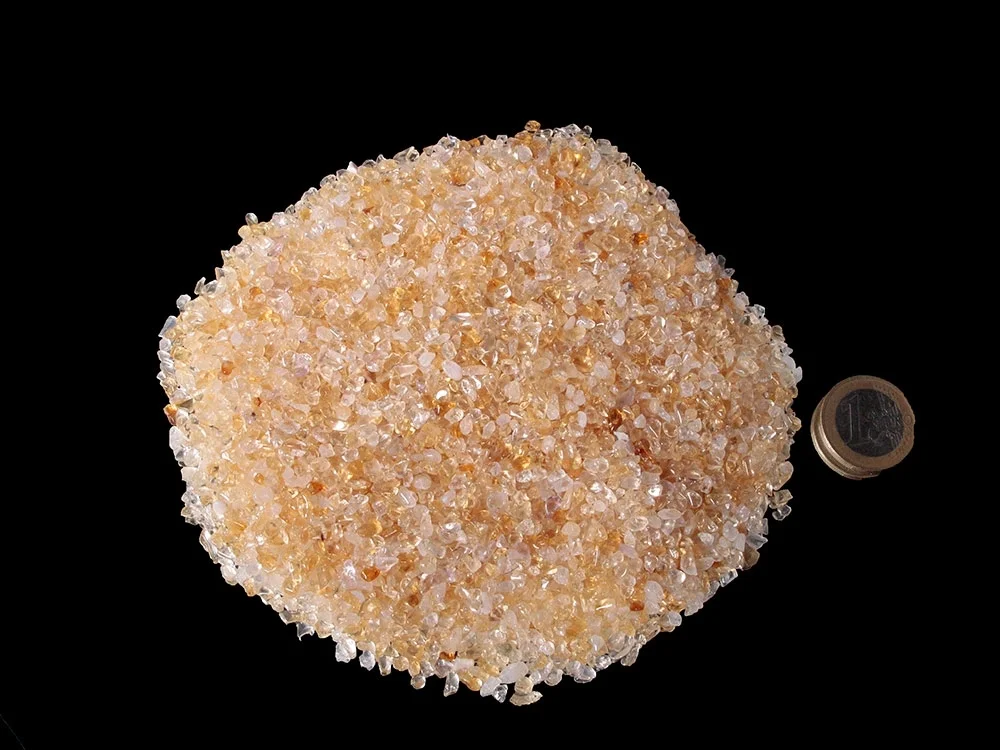 Citrin micro Trommelsteine 0,5 kg