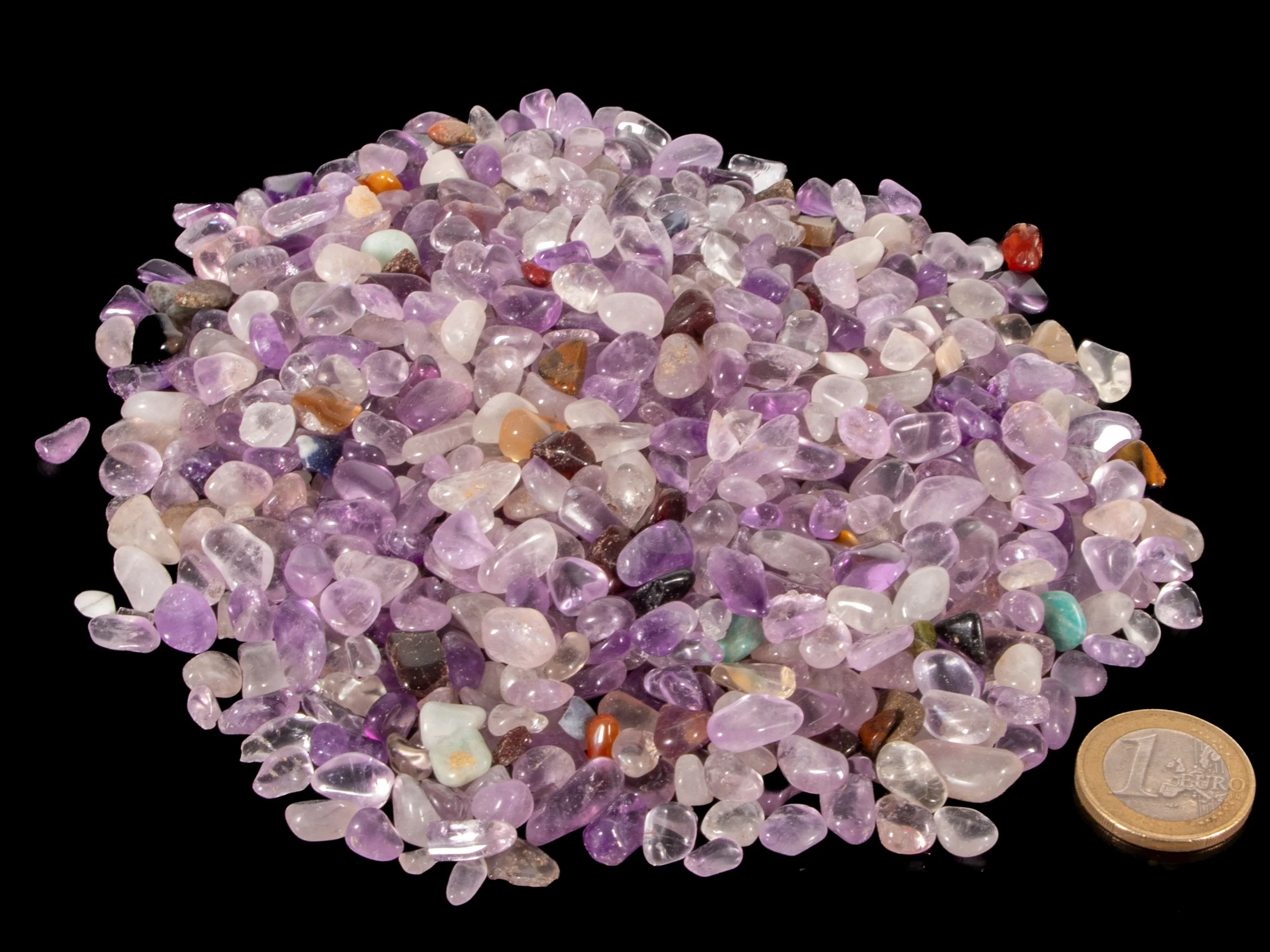 Amethyst micro B-Qualität Trommelsteine 0,5 kg