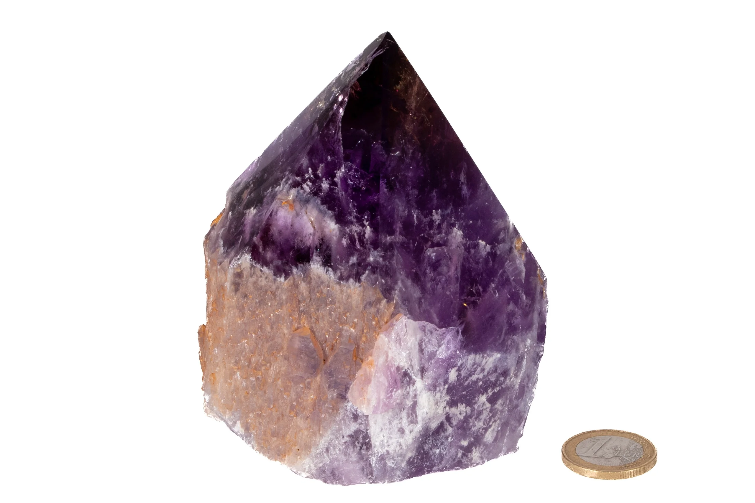 Amethyst / Ametrin - großer Einzelkristall