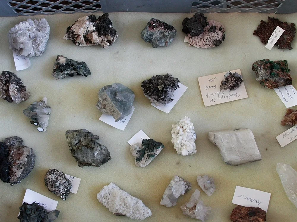 Mineralien aus Sammlungsauflösung - 5 Steigen