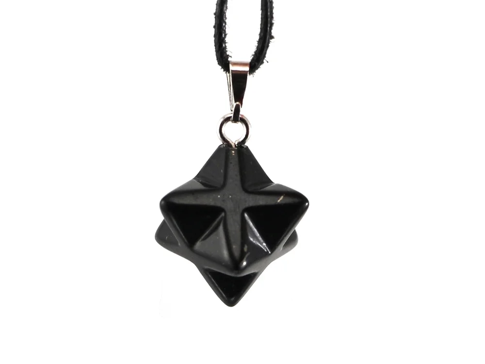 Schungit Merkaba Anhänger