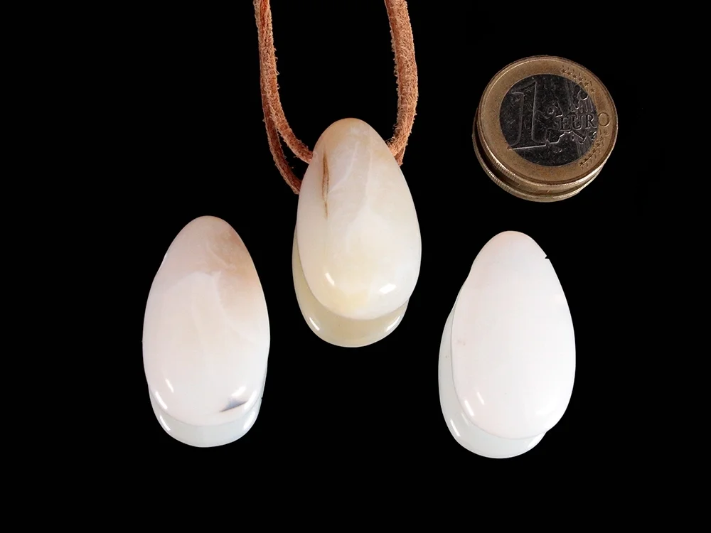 Achat / Friedensachat Tropfenanhänger