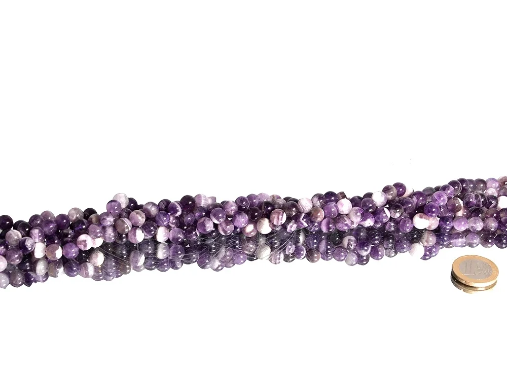 Amethyst 8 mm A/B beaded strand**