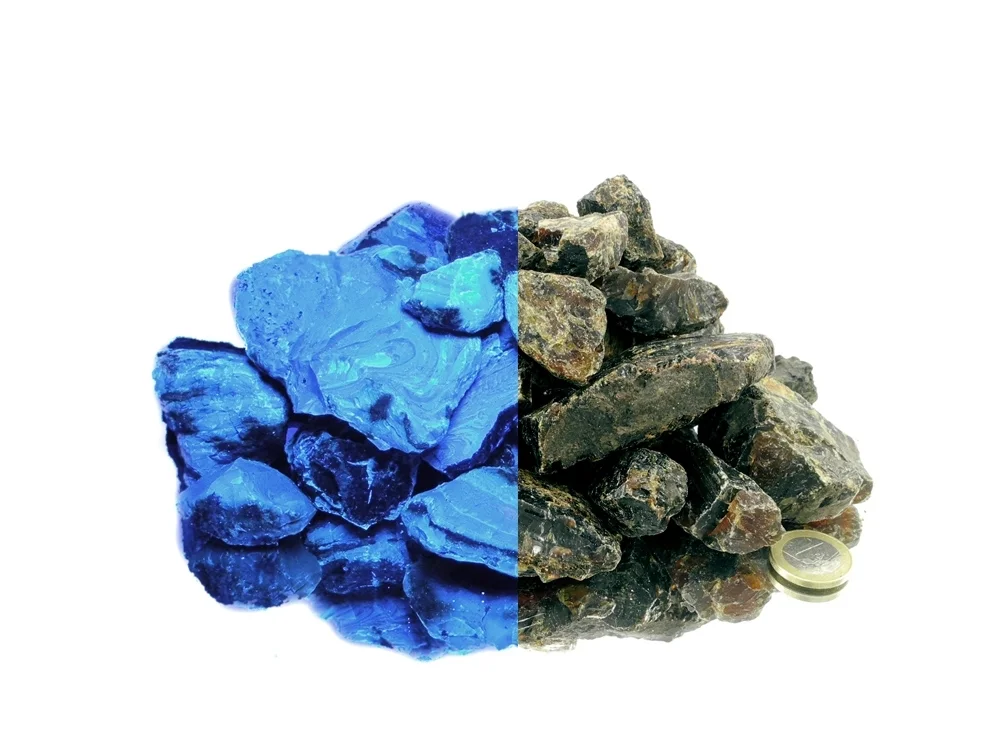 'blauer' Bernstein - 1 kg**