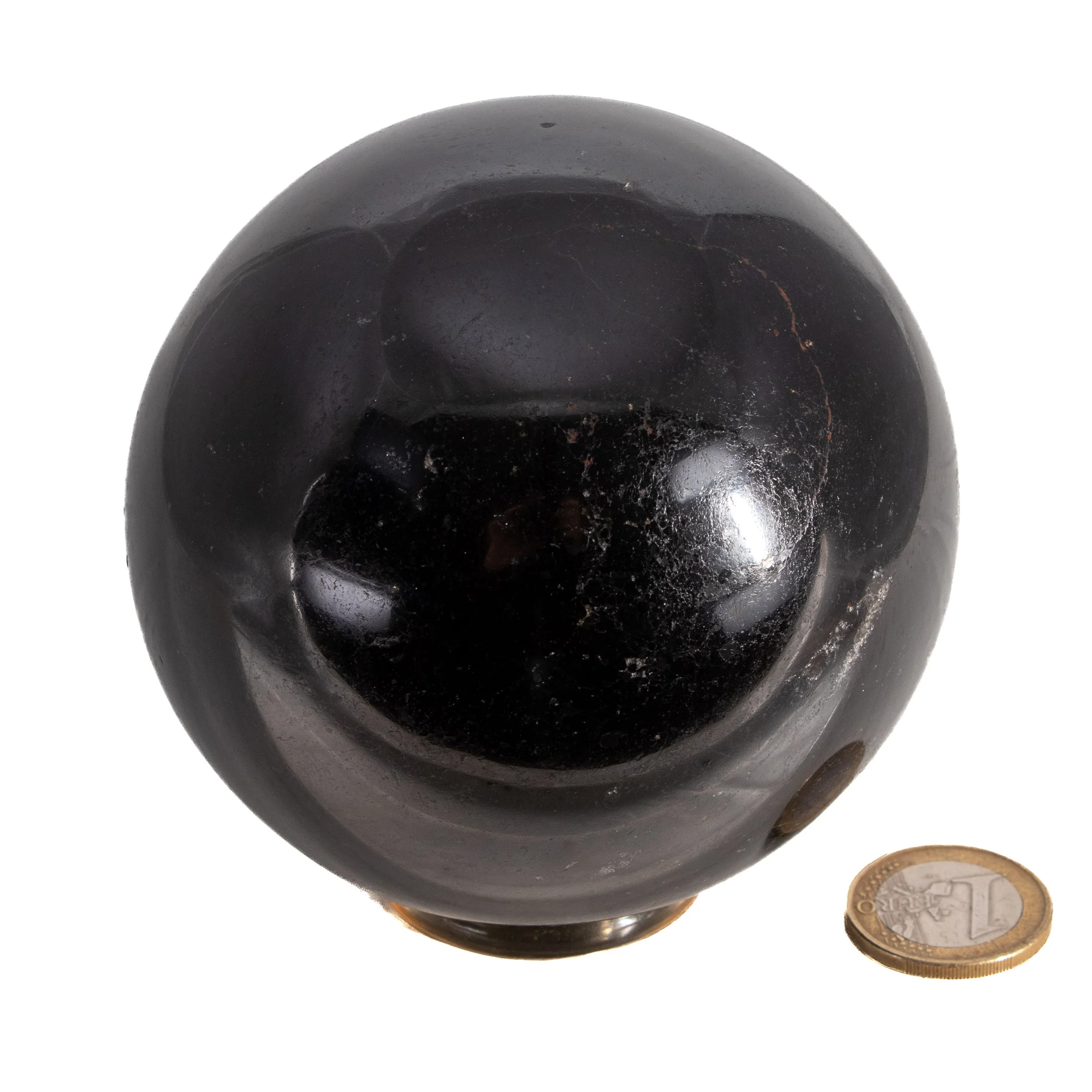 große Turmalin (Schörl) Kugel -  8,8 cm!