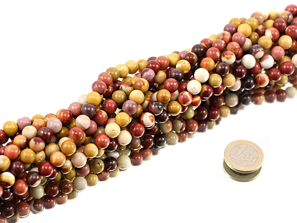 Mookaite 8 mm bead strand**
