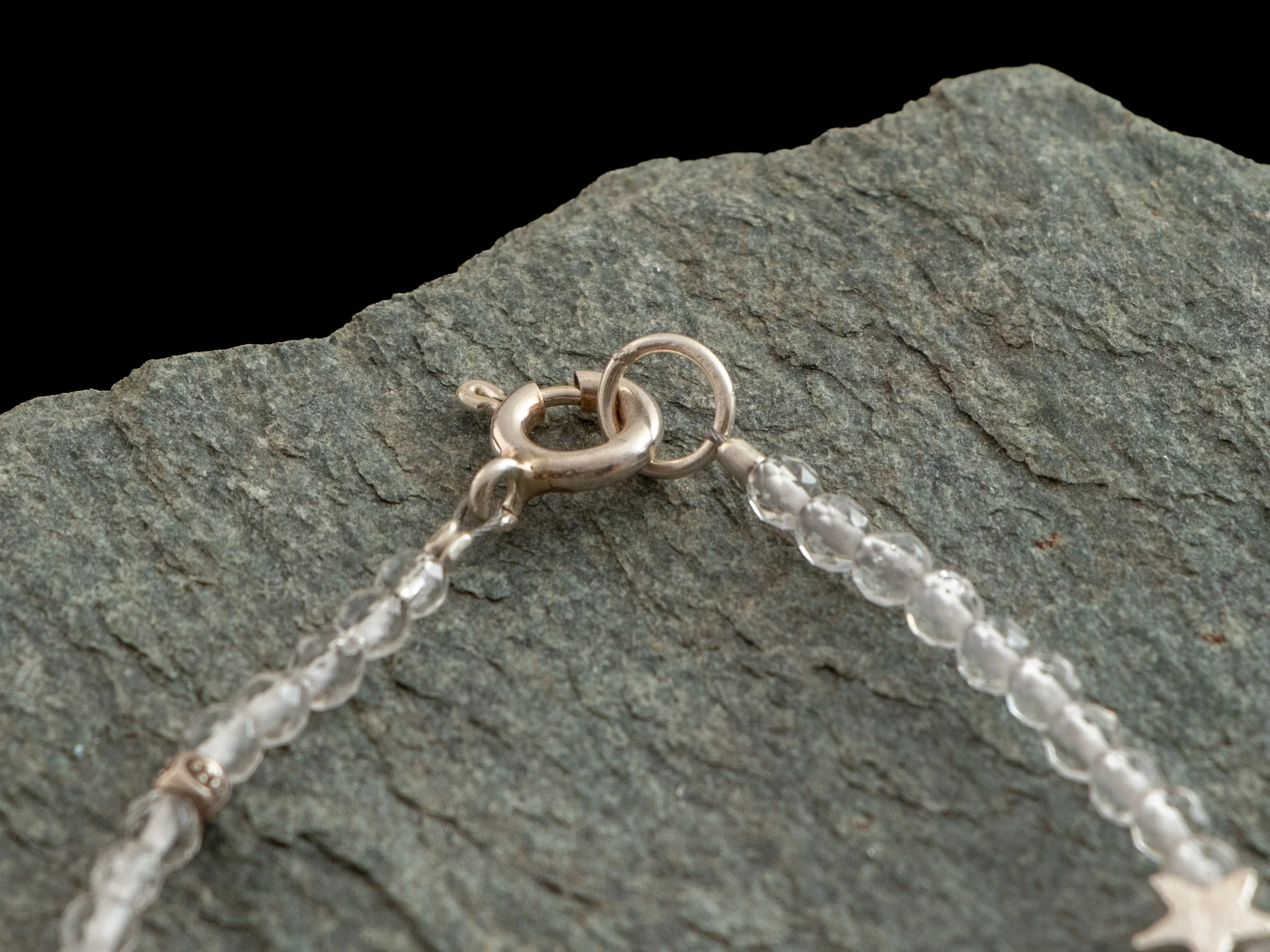 Mondstein Bergkristall Armband