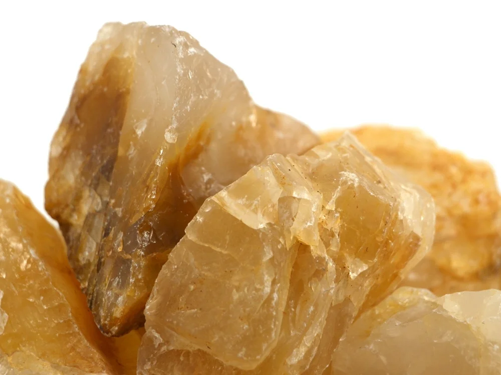 Quarz gelb Rohsteine - 1 kg
