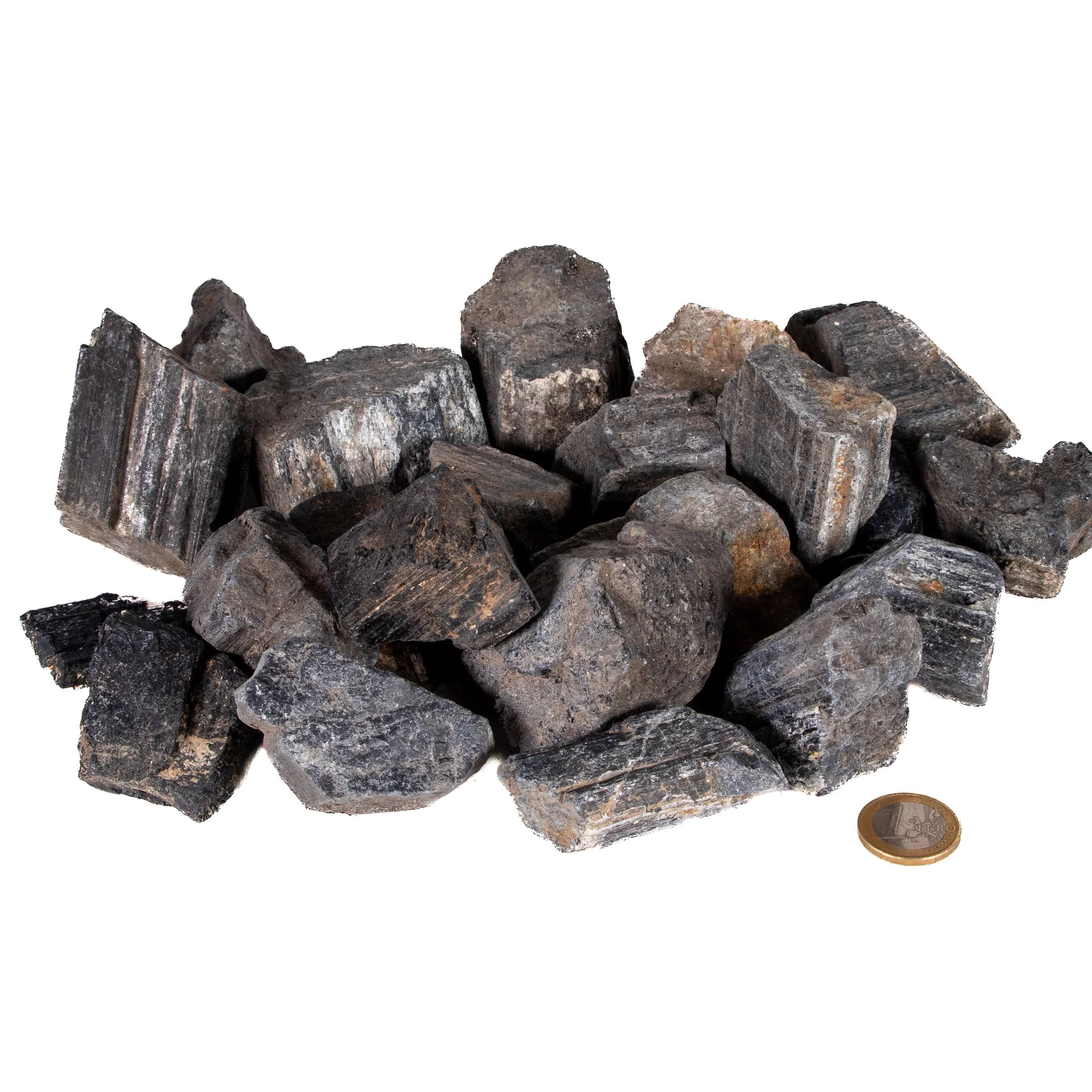 5,4 kg Turmalin schwarz B Rohsteine Restposten