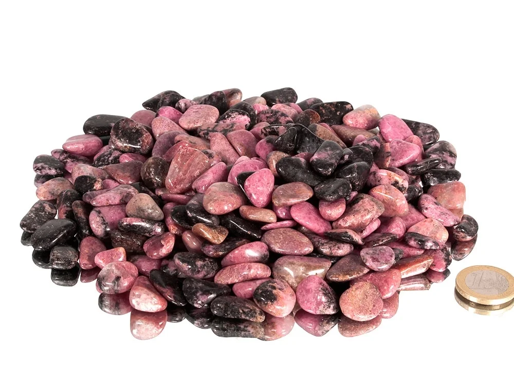 Rhodonit mini Trommelsteine 0,5 kg