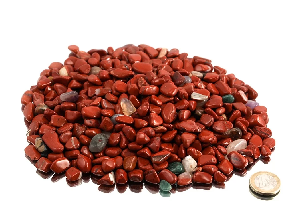 Jaspis rot mini Trommelsteine 0,5 kg