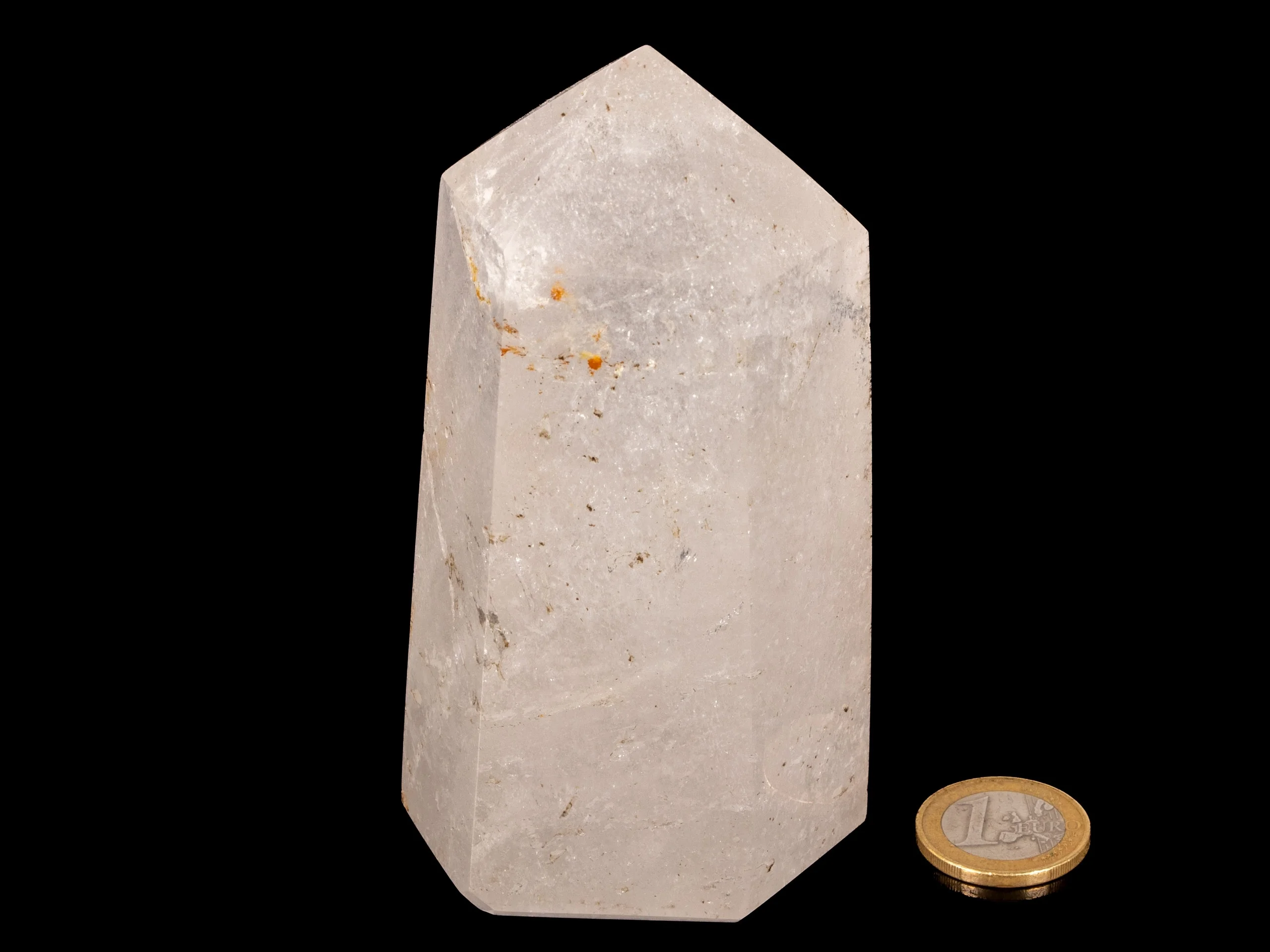 polierter Bergkristall mit Standfläche