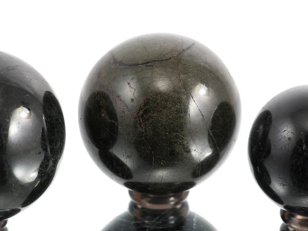 Turmalin schwarz Kugeln - 0,5 kg (Schörl)