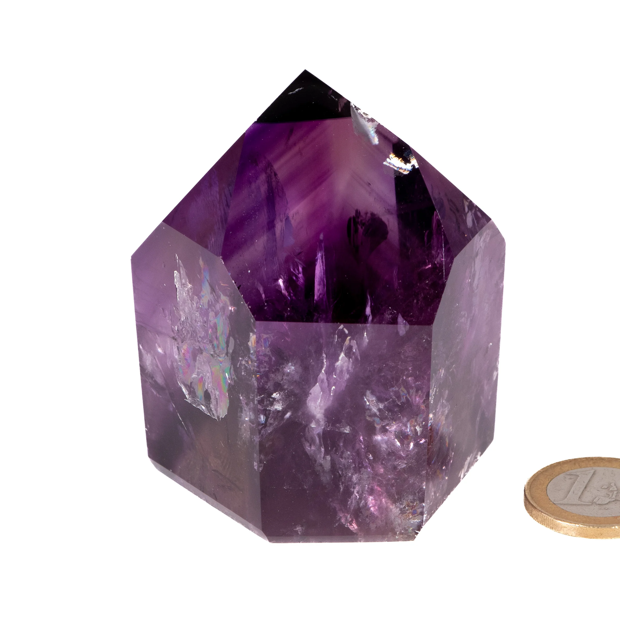 Amethyst Kristallspitze poliert AAA