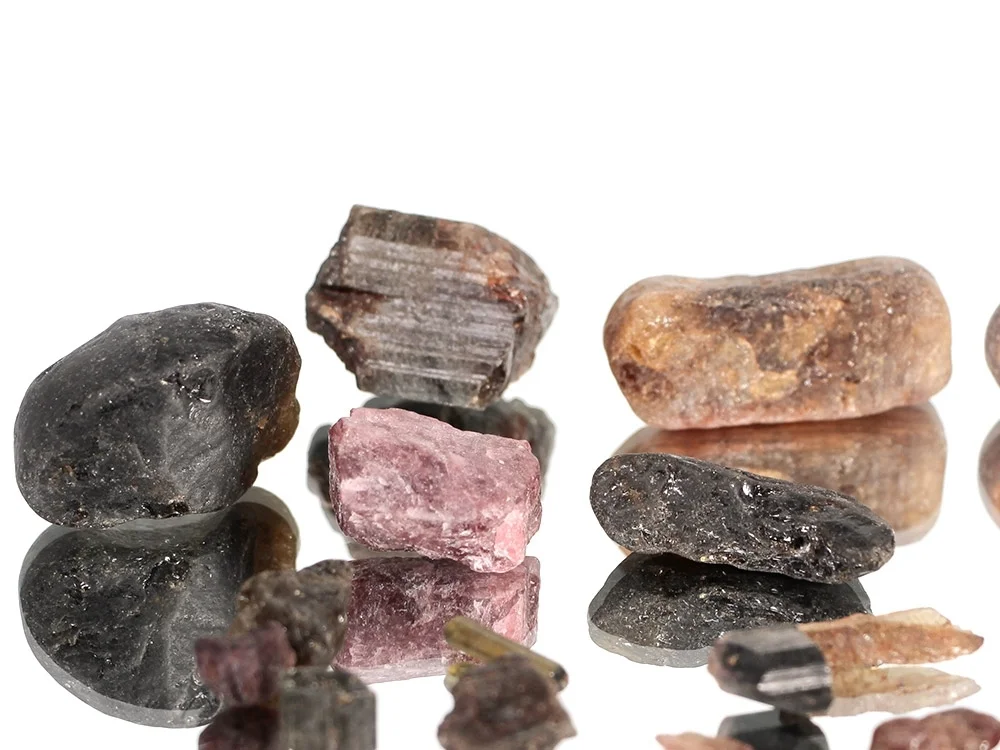 Turmalin - farbige Rohsteine Lot
