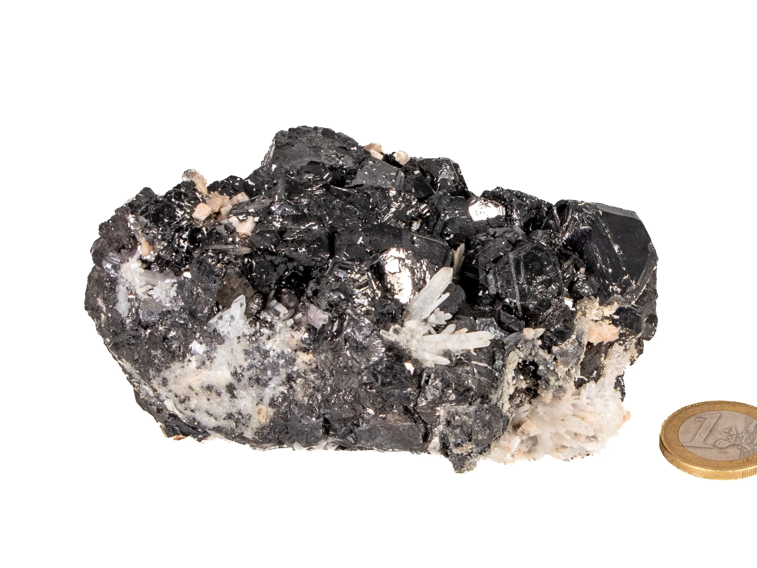 Sphalerite (marmatite) with quartz