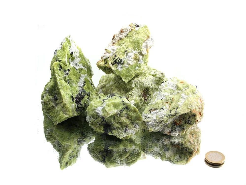 Lizardit (norwegische Jade) Rohsteine - 1 kg