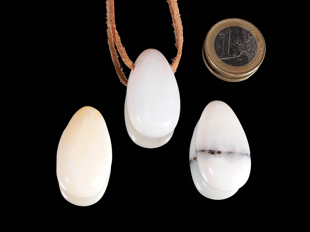 Achat / Friedensachat Tropfenanhänger