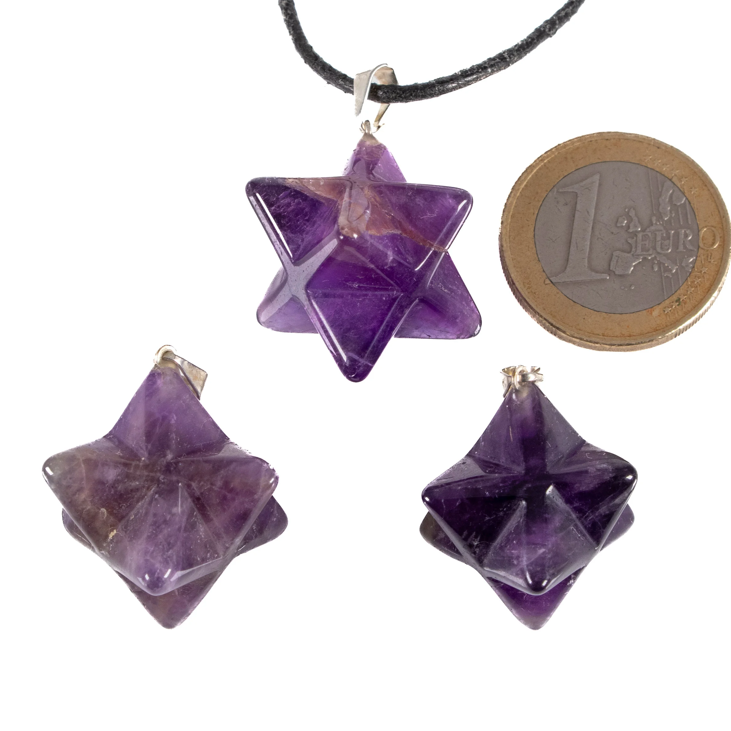 Amethyst Merkaba Anhänger