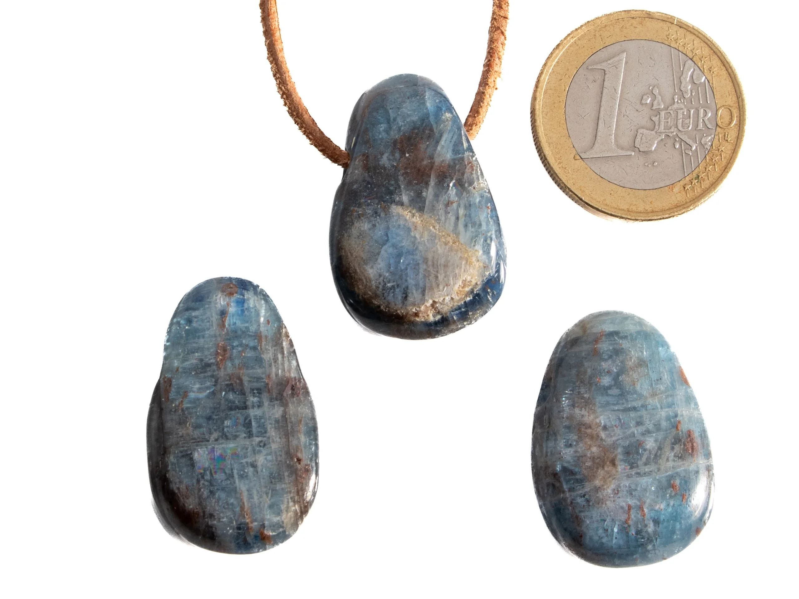 Kyanit (Disthen) blau Tropfenanhänger