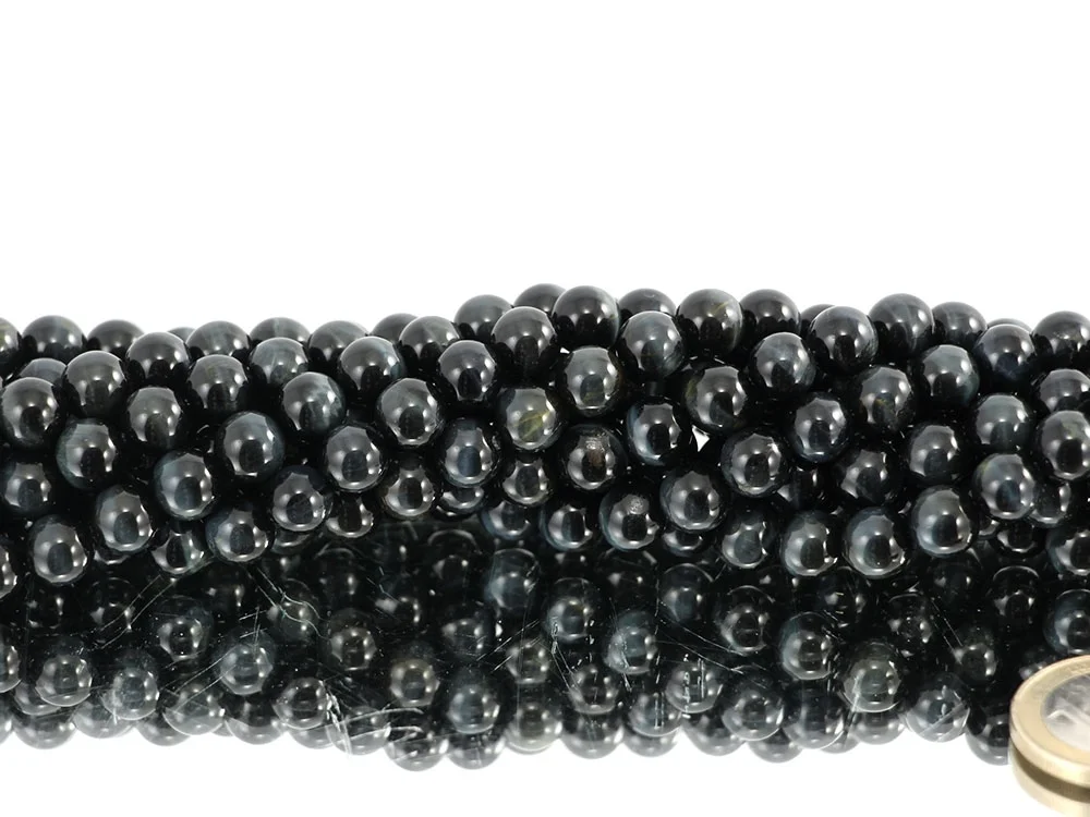 Hawk's eye 8 mm bead strand**