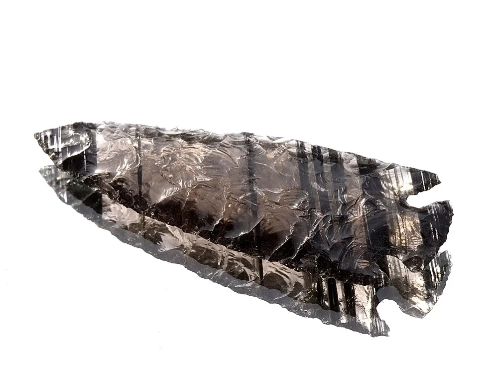 Obsidian - Lamellenobsidian Rohsteine - 1 kg
