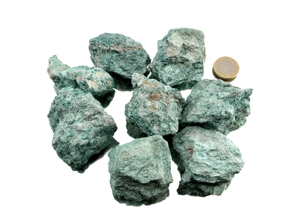 Fuchsit kleine Rohsteine (2-8 cm) - 1 kg