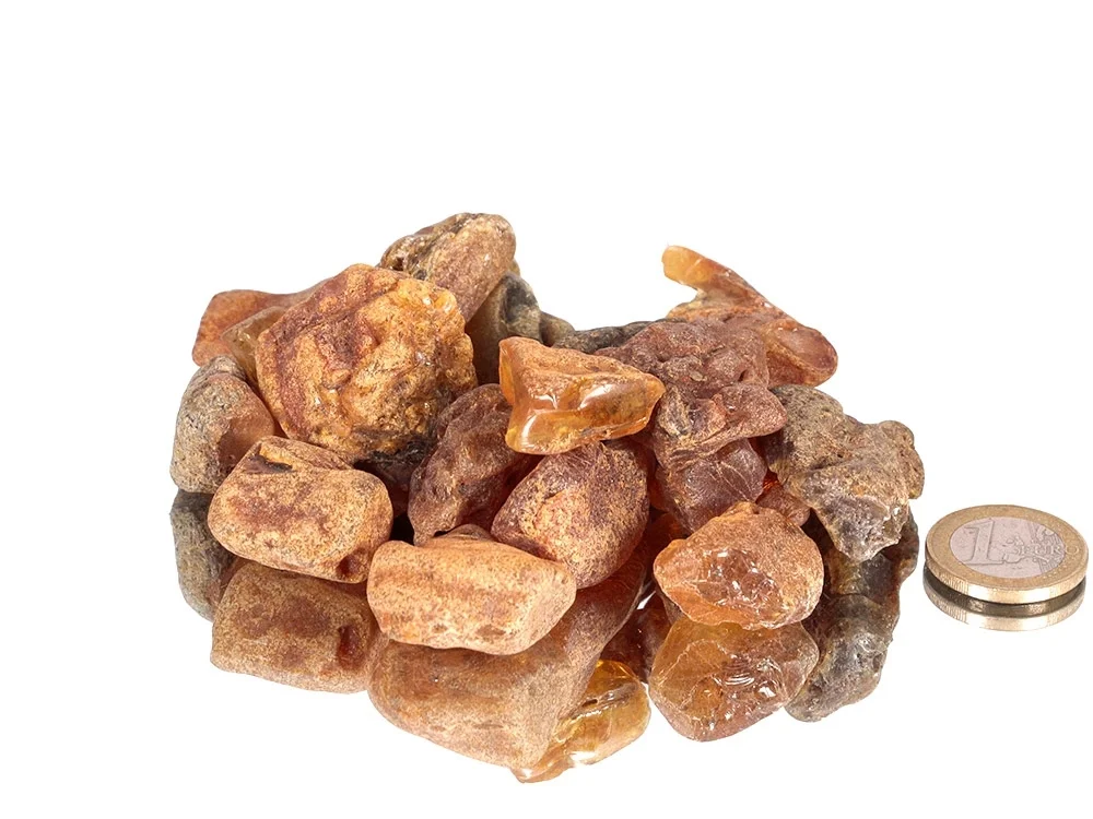 Bernstein (Baltikum) Rohbernstein mittel - 0,1 kg