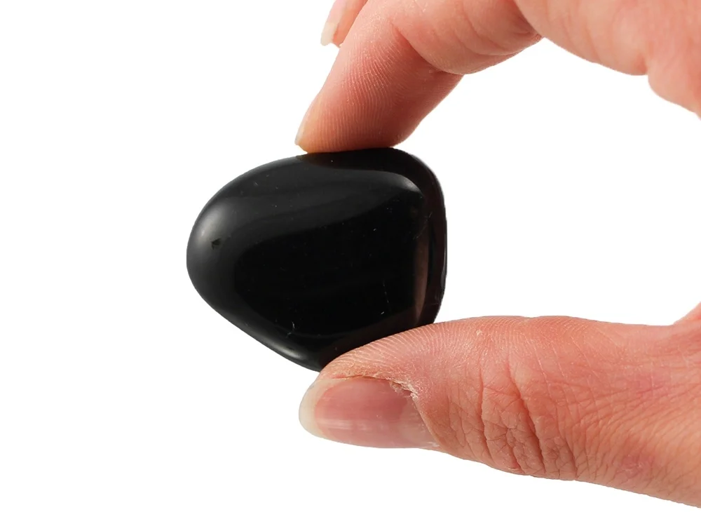 Lamellenobsidian Trommelsteine 0,5 kg