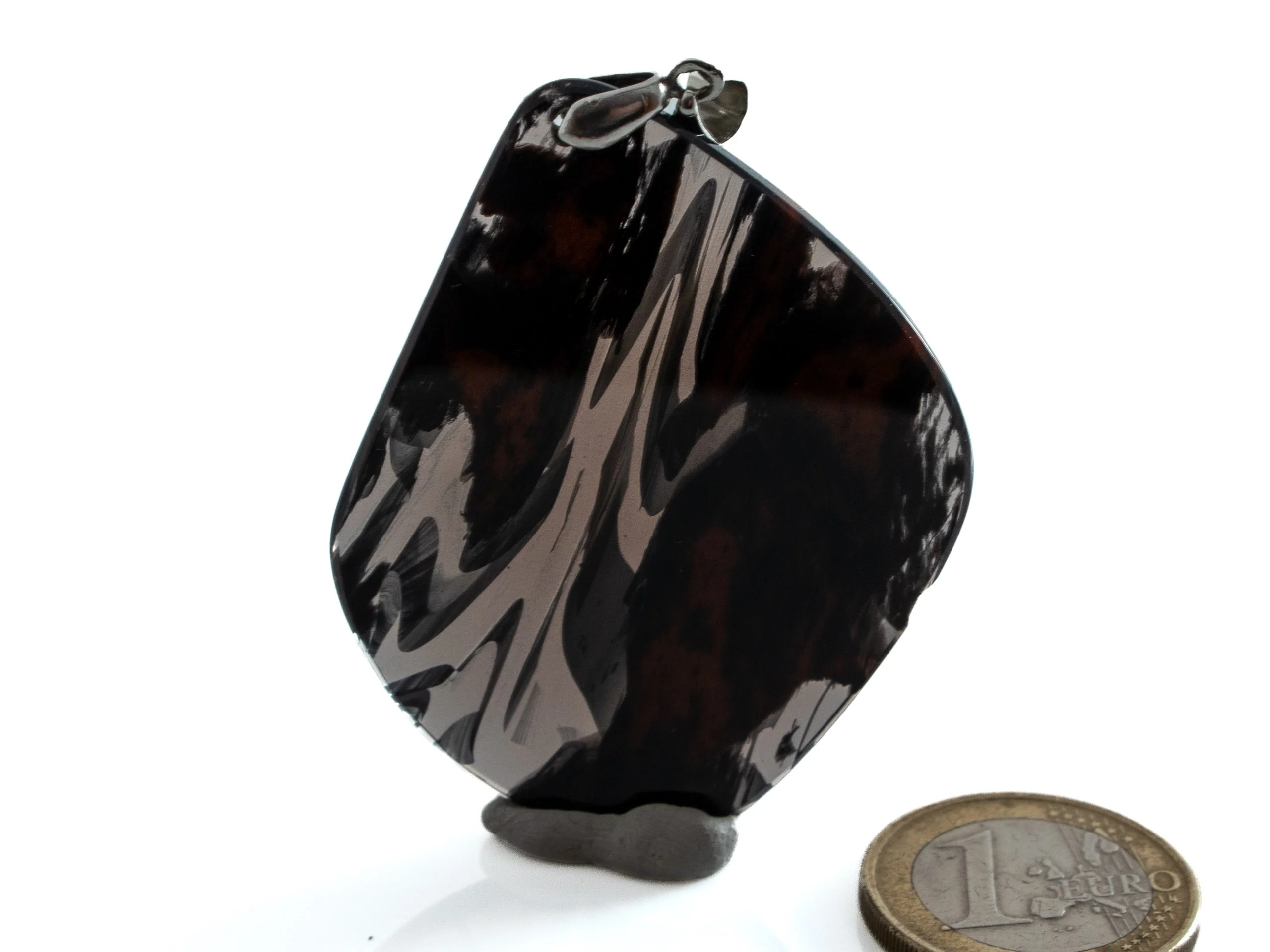 Lamellenobsidian Anhänger AAA