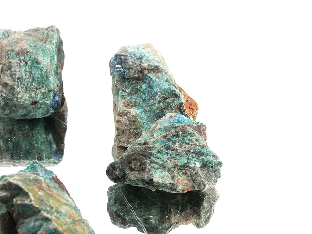 Chrysocoll/Shattuckit Rohsteine - 1 kg