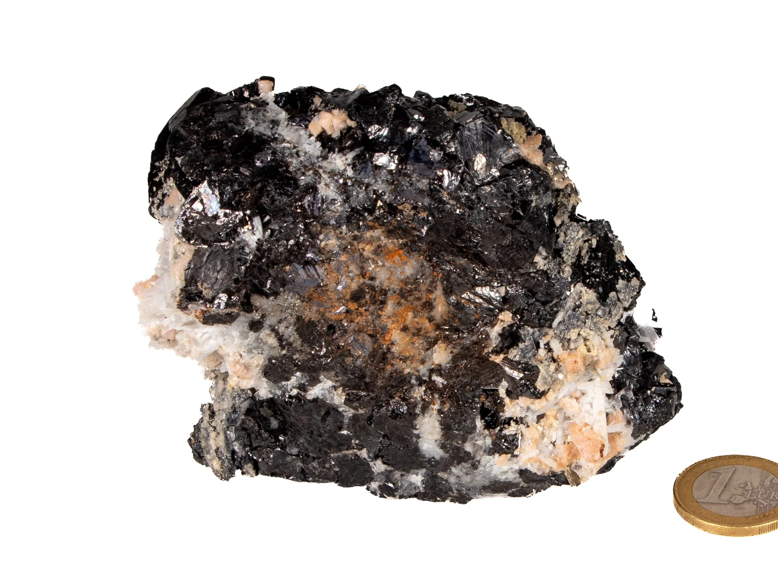 Sphalerite (marmatite) with quartz