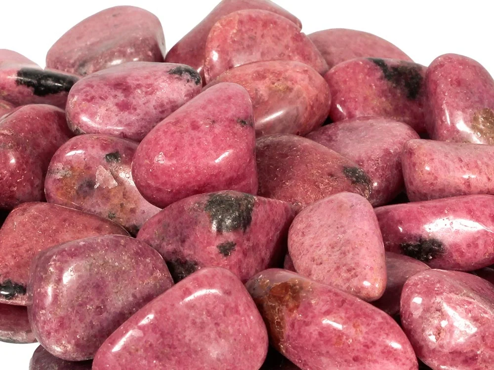 Rhodonit Extra Trommelsteine 0,5 kg