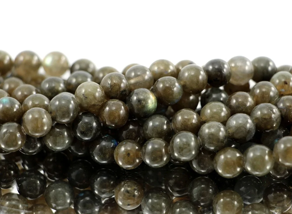 Labradorit 10 mm Kugelkettenstrang