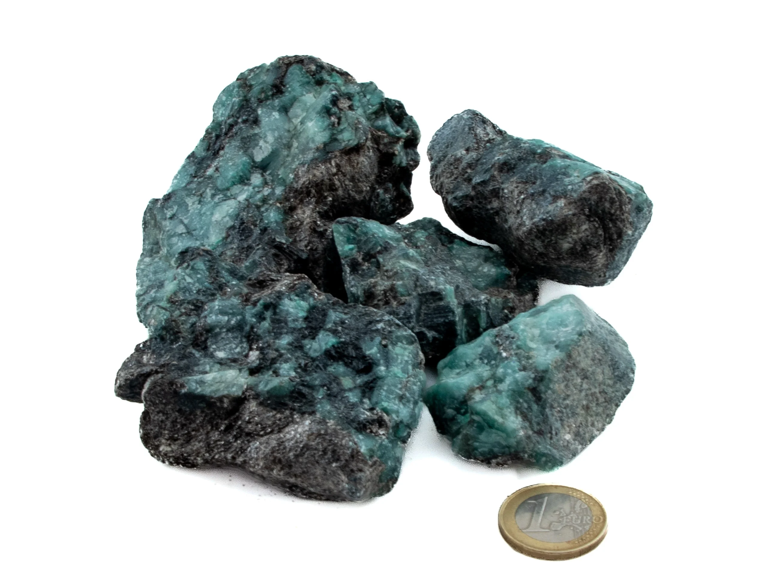 Smaragd in Matrix Rohsteine - 1 kg