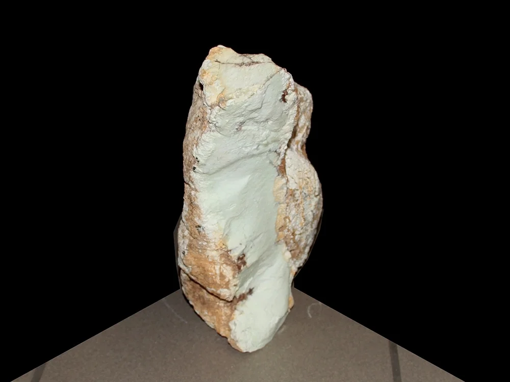 Zitronenmagnesit Rohstein Knolle