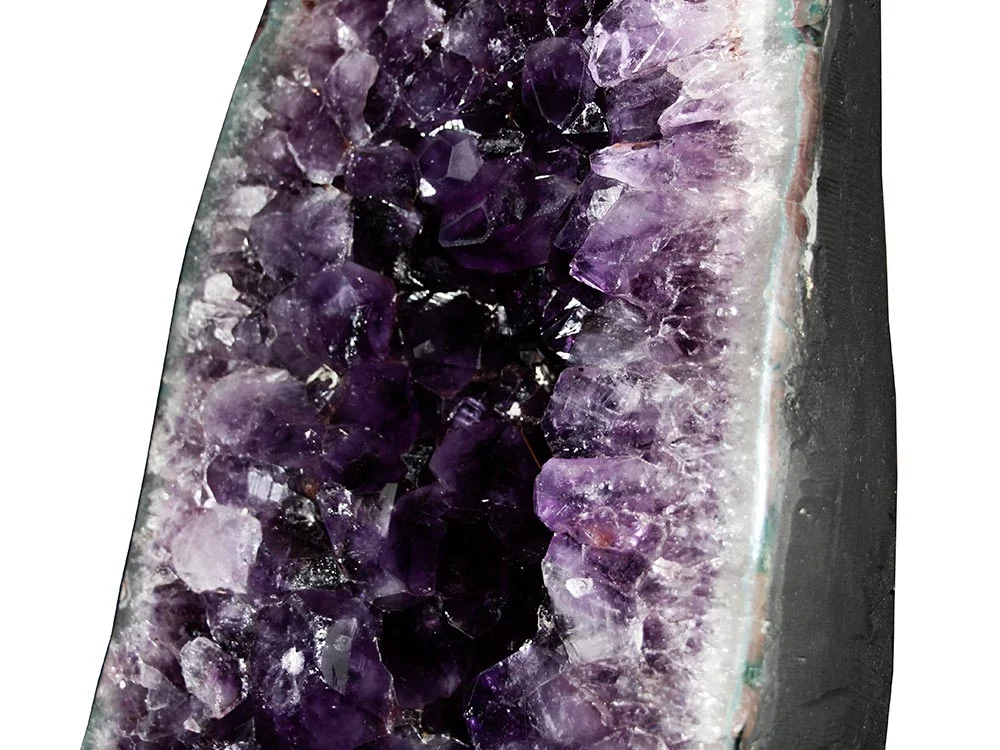 Amethystdrusen PAAR - Museumsqualität AAA