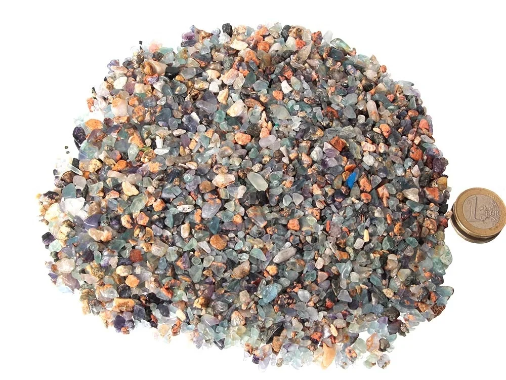 Fluorit micro Trommelsteine 0,5 kg