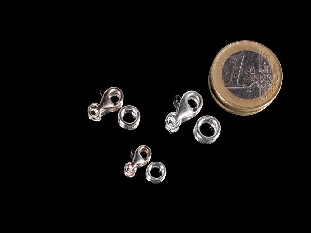 Karabinerverschluss Silber 925