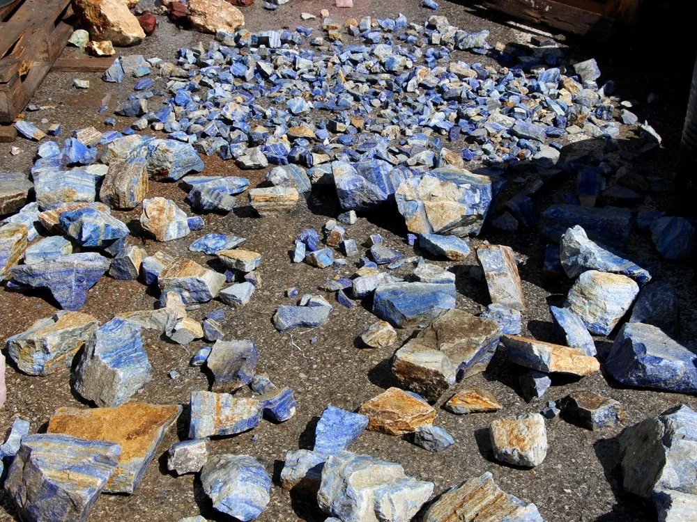 Lapis Lazuli Rohsteine - 1 kg