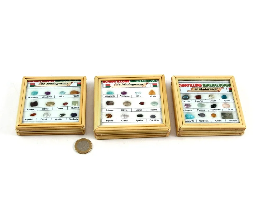12 Stück Edelstein Sammlung
