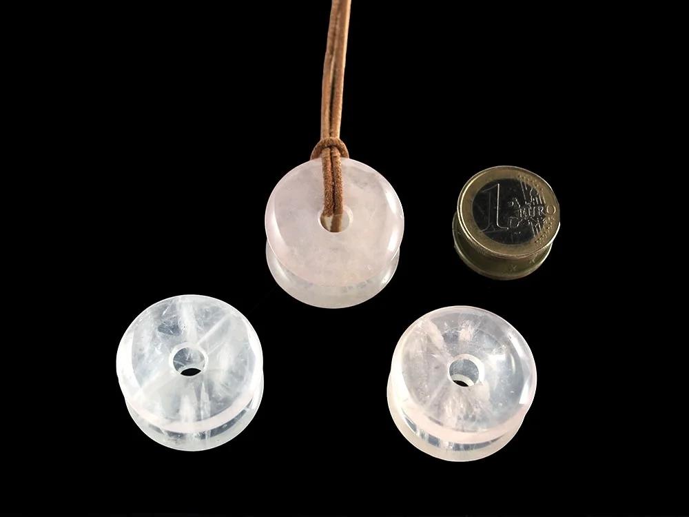 Rosenquarz Donut 30 mm