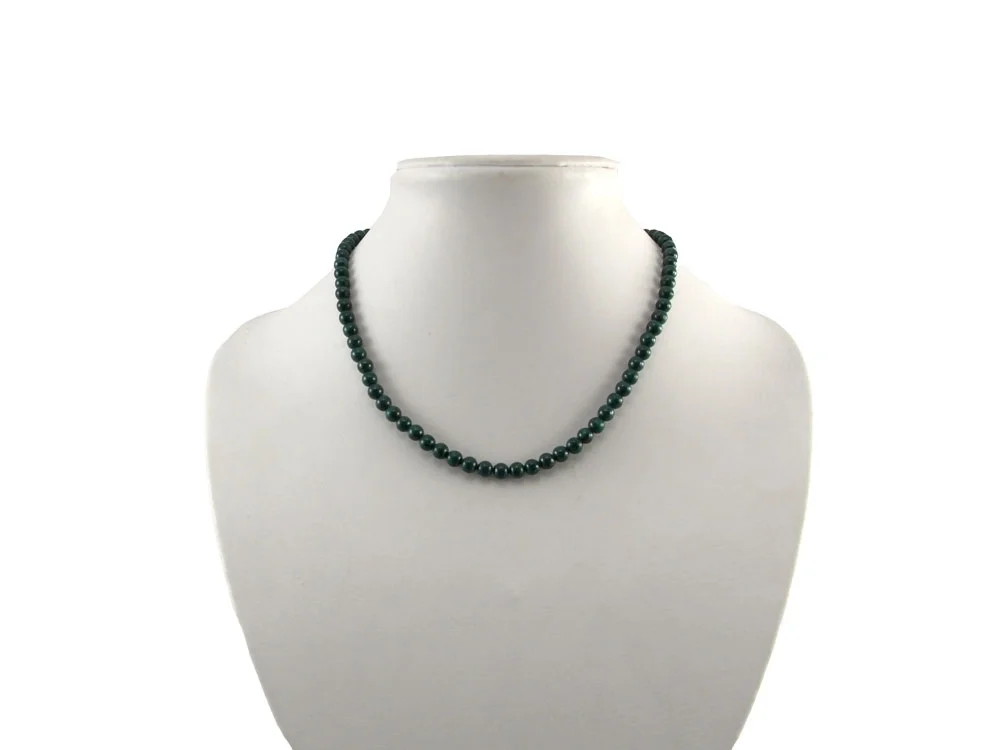 Malachit Kugelkette 6 mm / 45 cm