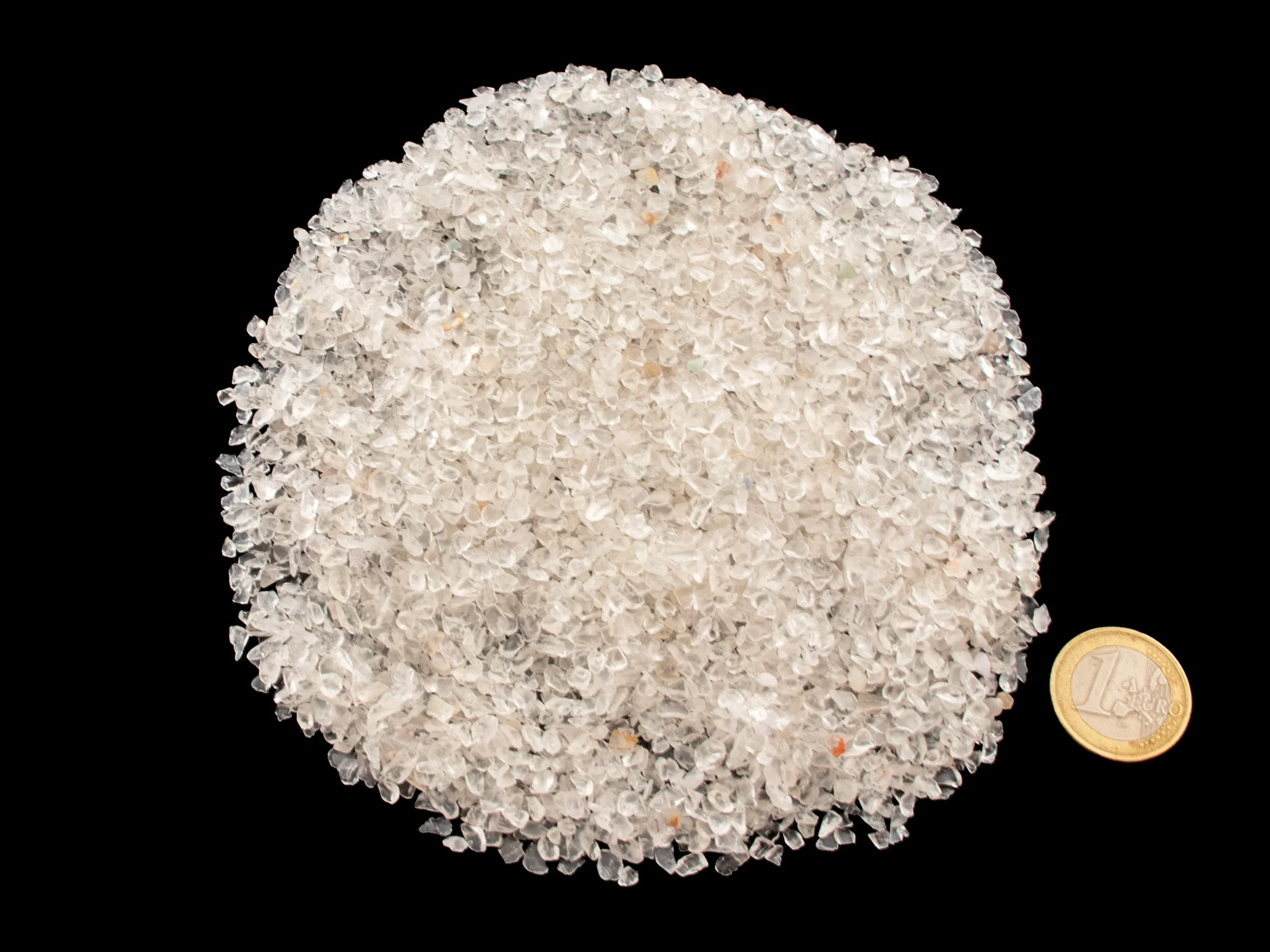 Bergkristall micro A-Qualität Trommelsteine (Chips, Ladesteine) 0,5 kg
